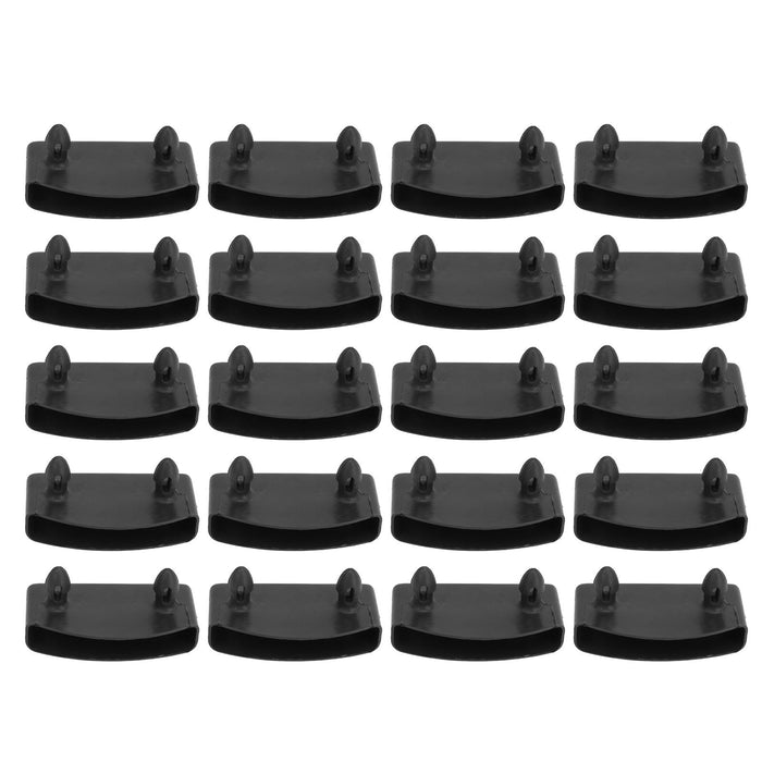 20PCS Bed Slat Cover Holders End Caps Plastic Easy Installation Stable Furniture Accessory for Holding Bed Base