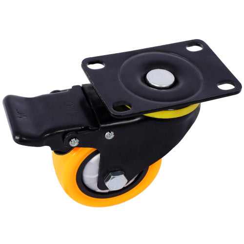 Movers Dolly Heavy Duty Furniture Dolly Trolley Cart 18''x12'' Aluminum Frame With 3'' TPU Professional Casters With Brake Option