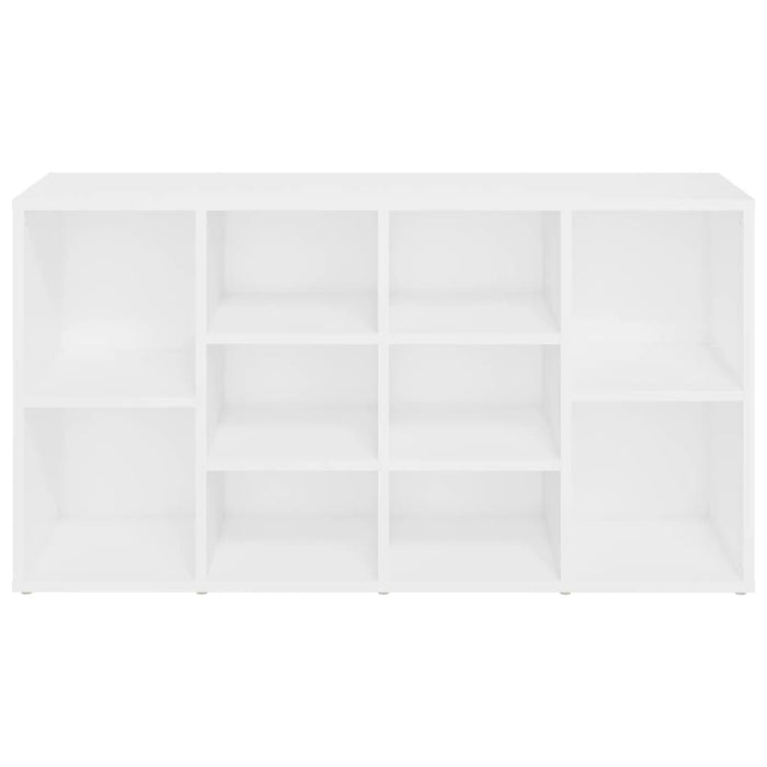 vidaXL Shoe Bench White 103x30x54.5 cm Engineered Wood