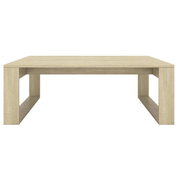 vidaXL Coffee Table Sonoma Oak 100x100x35 cm Engineered Wood