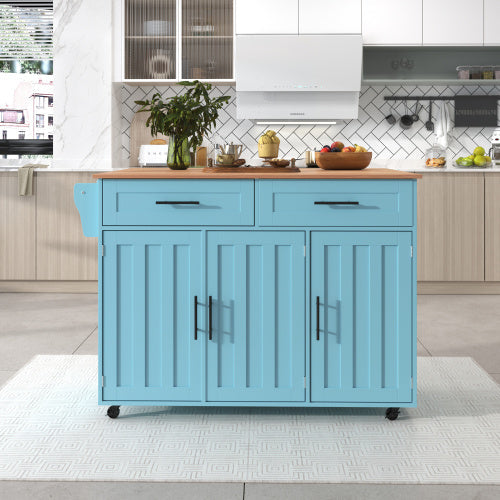 Fibreboard Dining Cart  Bookcase With Folding Tabletop
