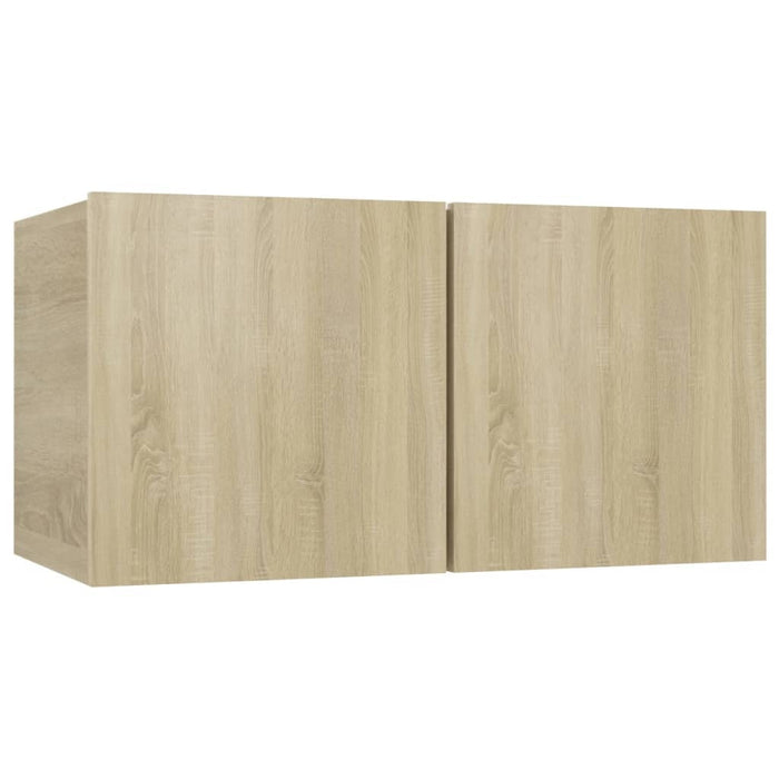 vidaXL Hanging TV Cabinets 3 pcs Sonoma Oak 60x30x30 cm