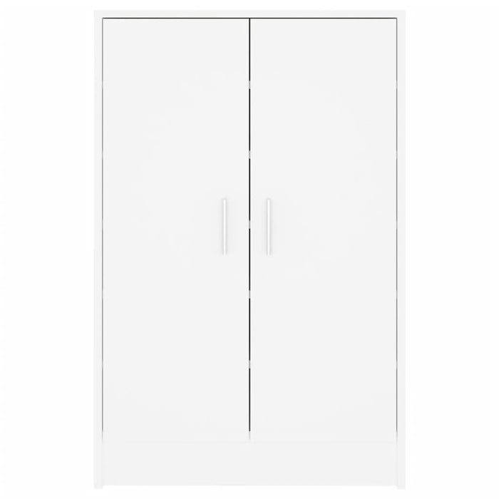 vidaXL Shoe Cabinet White 60x35x92 cm Engineered Wood